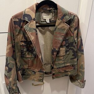 Marrakech Camouflage Cropped Jacket